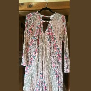 Umgee Womens Floral Dress Small